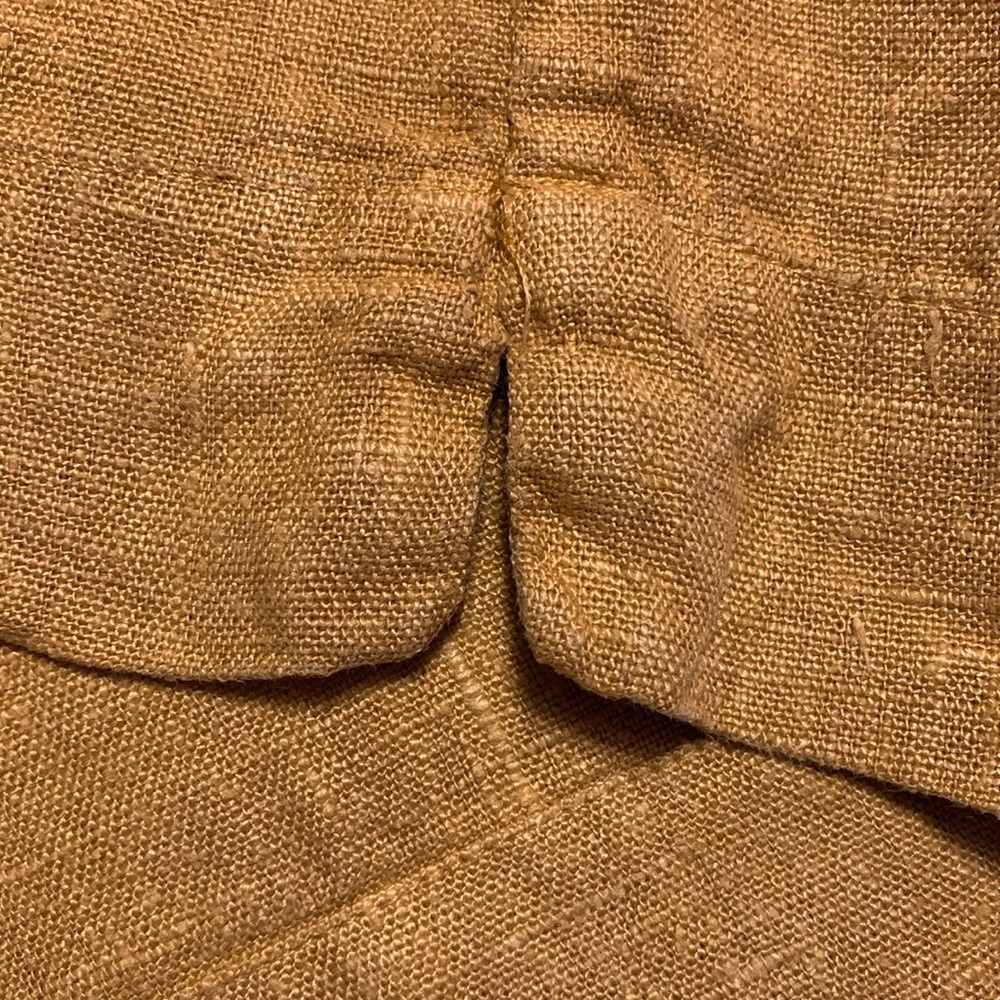bryn Walker Women’s Pullover Boxy Oversized Flax Linen Terracotta Top Medium - Picture 6 of 15